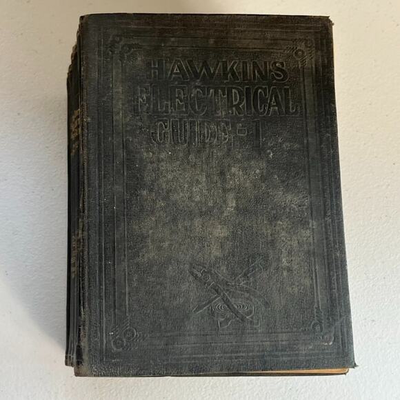 Antique Books Hawkins Electrical Guide Impression 1924-1925 1-2-3-6-7-8-9 - Picture 4 of 11